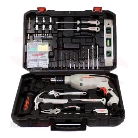 COFFRET PERCEUSE A PERCUSSION 600W + 98 OUTILS