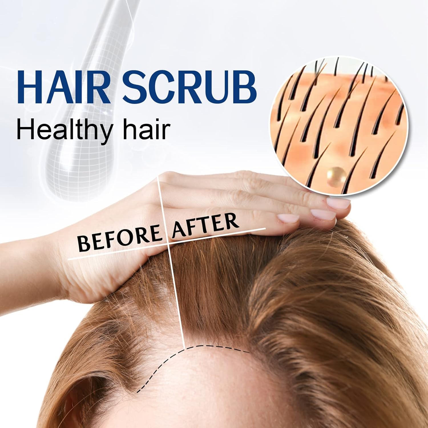 Hair Scrub Strengthen Deep Cleansing