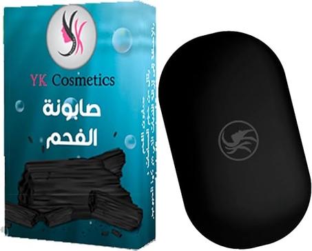 Jabón de carbón activado YK Cosmetics para el cuidado de la piel, reafirmante, hidratación profunda y eliminación de puntos negros (100 g)