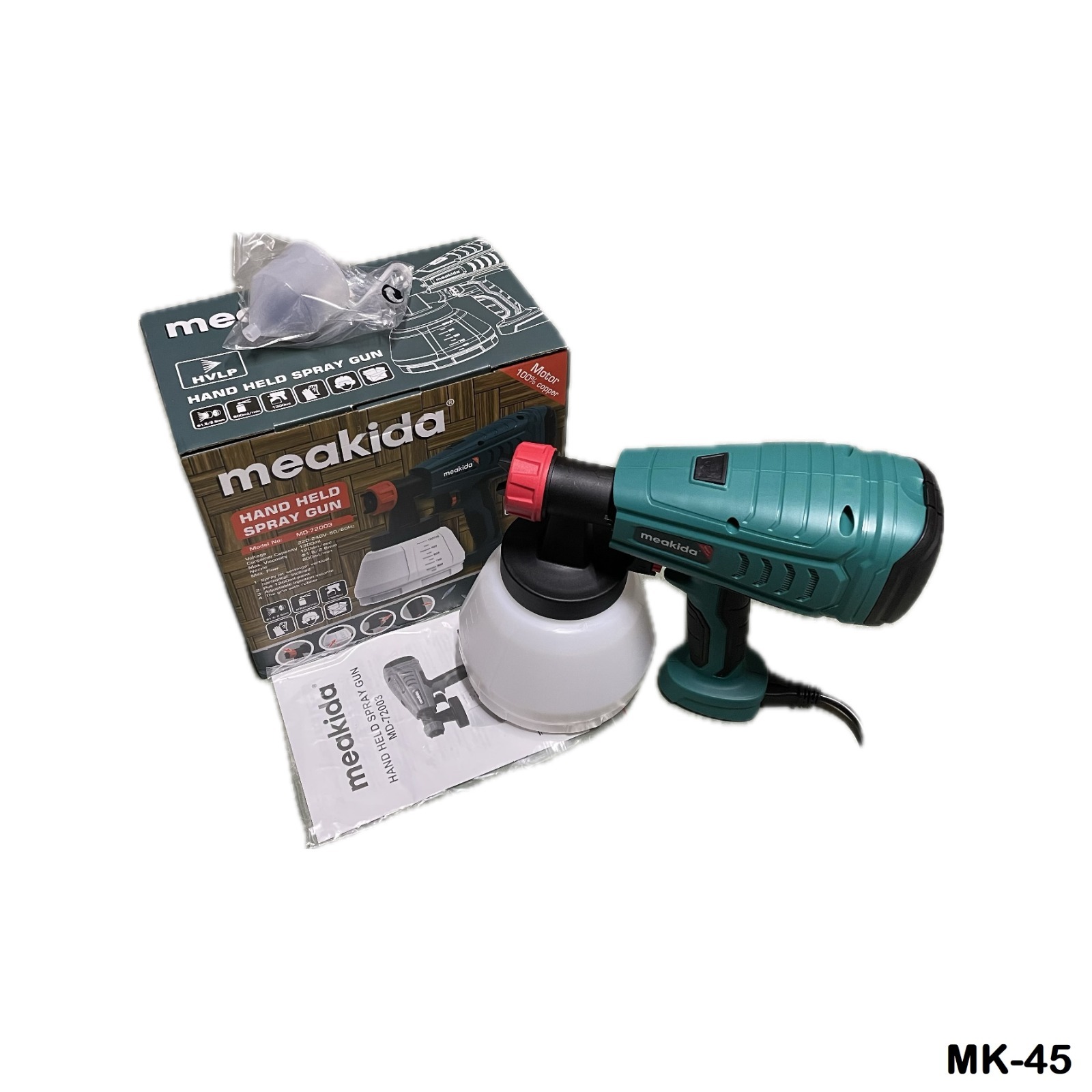 PISTOLET A PINTURE 400W MEAKIDA