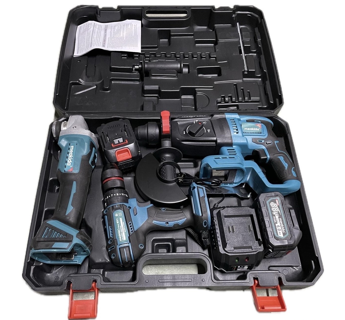 COFRE 3PCS MEULEUSE -VISEUSE -PERSEUSE RECHARGABLE MEAKIDA