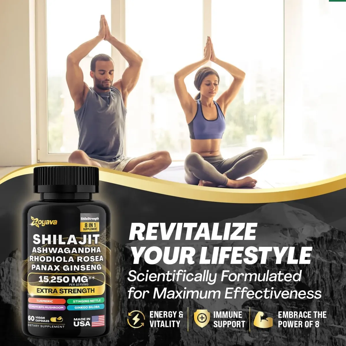 8 in 1 Shilajit capsules