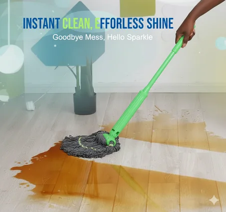 Self-Wringing Twist Mop