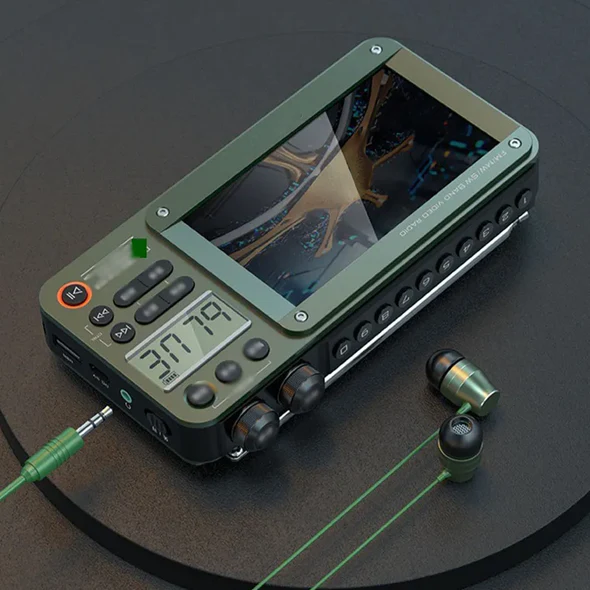 Portable Radio with Screen