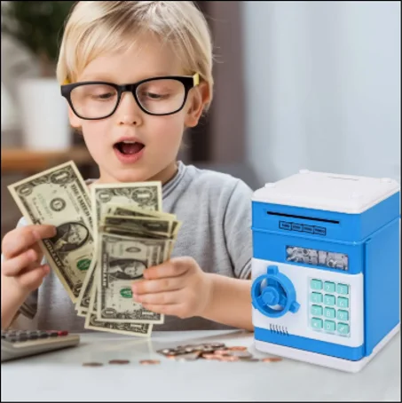 حصالة نقود إلكترونية صغيرة للأطفال