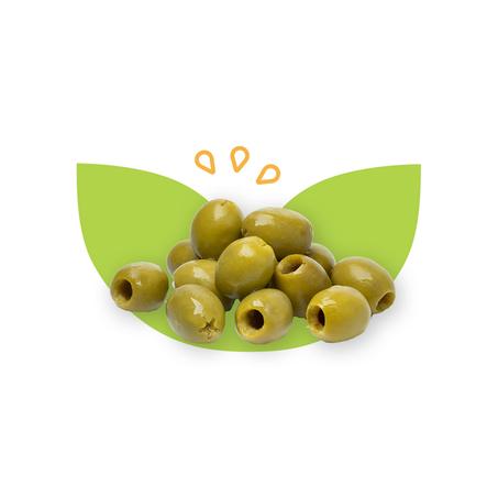 الزيتون الأخضر بلا عظم - Olives vertes dénoyautées