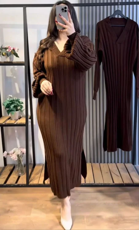 Robe V bouffante
