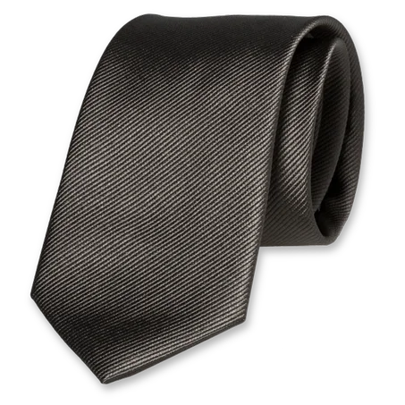 Cravate Gris Foncé - Soie