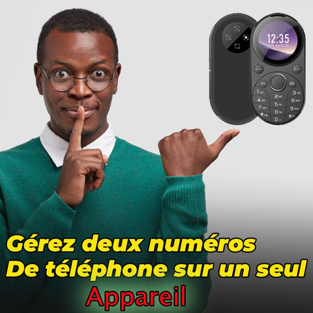 Mini téléphone double sim