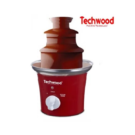 Techwood Fontaine à chocolat TFC-740 -rouge