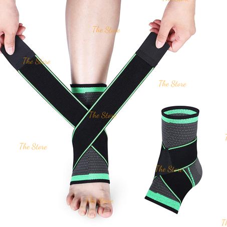 1 Pcs Ankle Brace Adjustable Breathable Ankle Support with Elastic Fabric