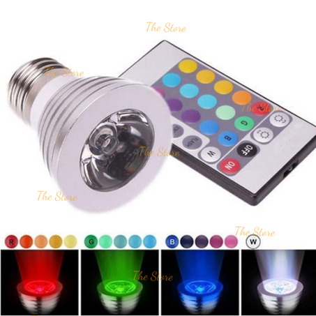 Remote control led colourful lamp