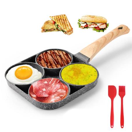 Poêle 4 Trous Anti-adhésiv