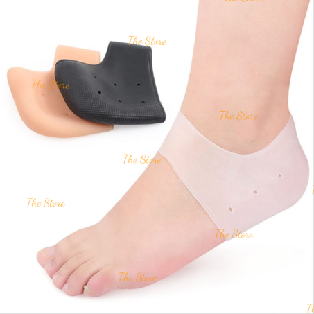Silicone Heel Anti-Crack Sock Set 1 Pair