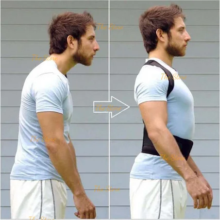 Magnetic Posture Corrector for Women Men Support Magnetic Back Shoulder Brace Adjustable Belt
