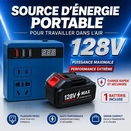 Inverter 220V Avec Batterie 128V