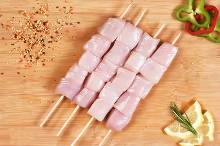 قطع صدر الديك الرومي - Brochettes De Filet De Dinde
