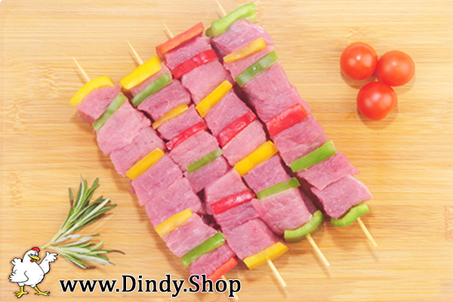 قطع اعلى فخذ الديك الرومي - Brochettes De Cuisse De Dinde