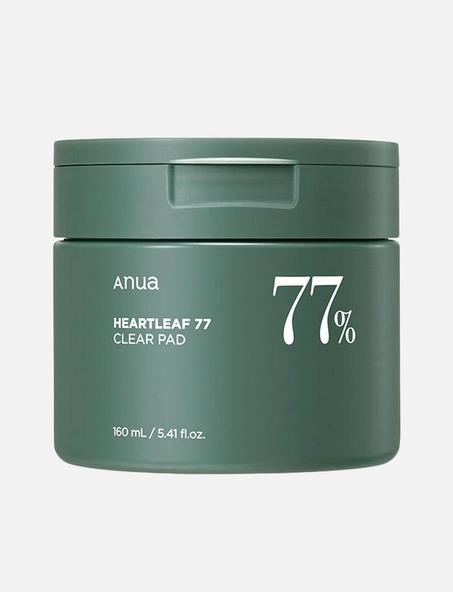 ANUA HEARTLEAF 77% TONER PAD منظفات تونر قطنية هارتليف 77%
