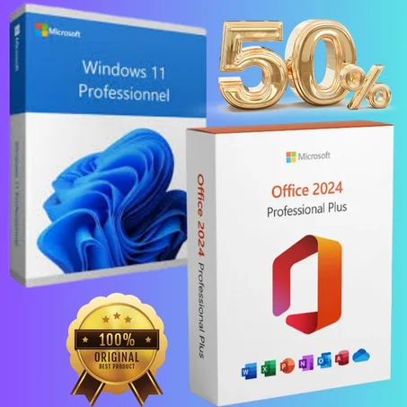 Office 2024 + Windows 11 Pro Bundle | Lifetime License + Instant Delivery