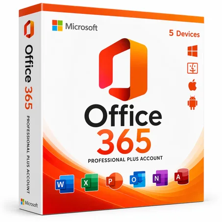 Account -Microsooft Office 365 Pro Plus 5 devices