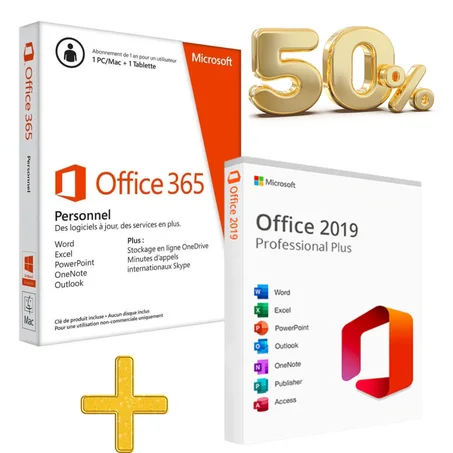 Account -Microsooft Office 365 Pro Plus 5 devices + OFFICE 2019 PROFESSIONAL PLUS – BUNDLE