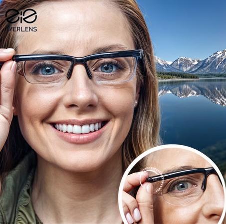 نظارات القراءة "عالية الوضوح" القابلة للتعديل!