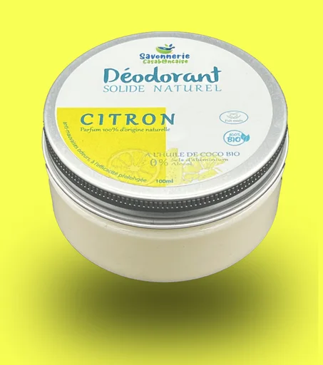 Déodorant solide naturel  Citron  100ml
