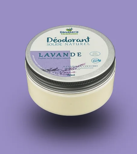 Déodorant solide naturel  Lavande  100ml