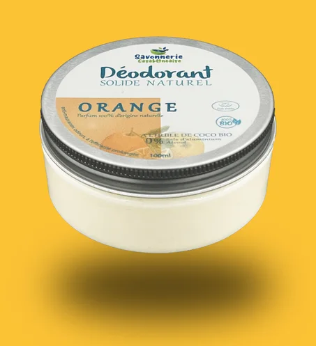 Déodorant solide  naturel Orange  100ml