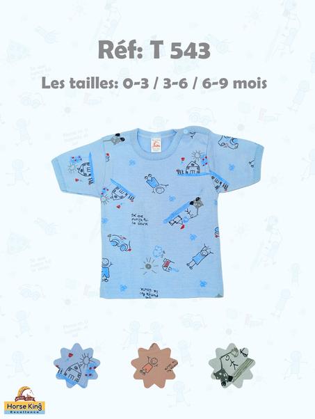 Tricot ov mc imp CRCT 3-6-9 mois