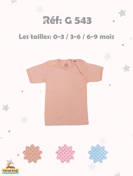 Tricot ov mc glitter 3-6-9 mois