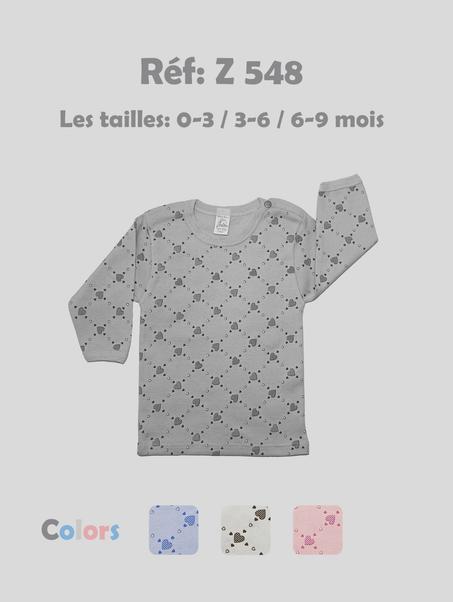Tricot ov ml imp CR 3-6-9 mois