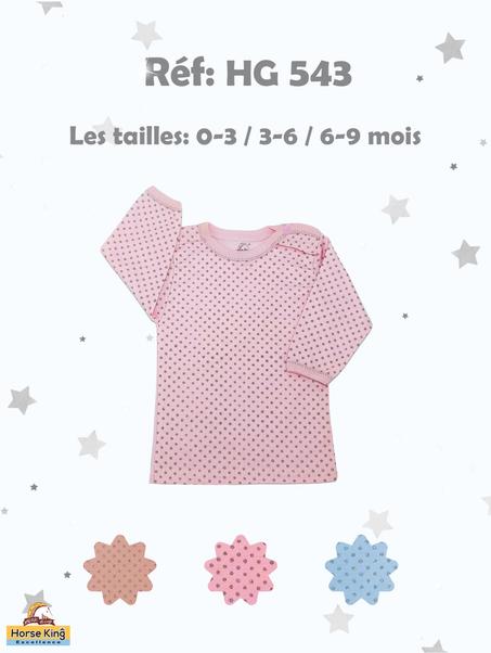 Tricot ov ml glitter 3-6-9 mois