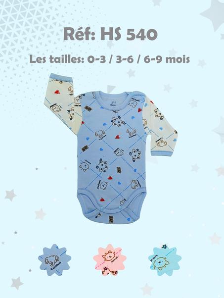 Body tricot ov ml imp 3-6-9 mois