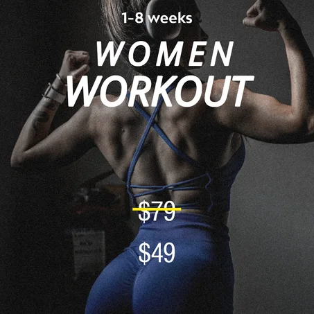 WOMEN WORKOUT GYM & HOME ( Videos, Tutorials, Private Community, and eBooks Included)