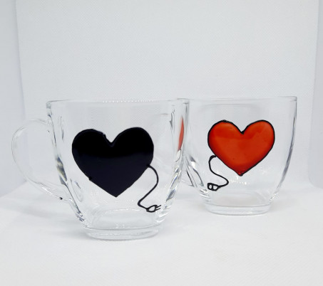 2 Tasses à Café Duo Love