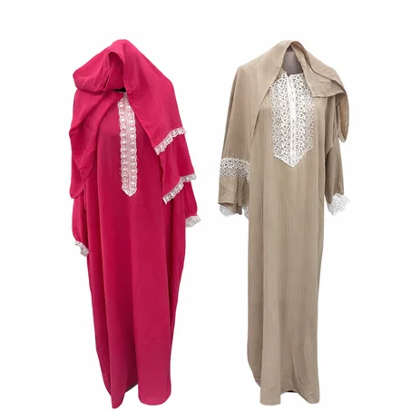 ✨ طاقم الصلاة الوردي والبيج – أناقة وراحة لكل لحظة صلاة ✨