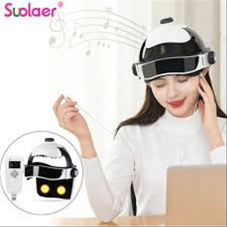 خوذه تدليك لرأس والرقبه والعيون  يخفف الضغط والارهاق ويساعد على النوم