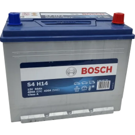 BOSCH - S4H14 L1 SLI 12V 50Ah 400A Batterie de démarrage