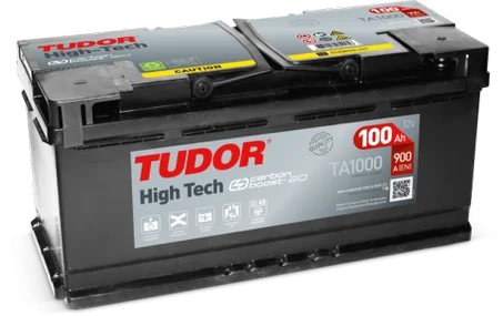 TUDOR TA1000 L5 12V 100Ah 900A Batterie de démarrage