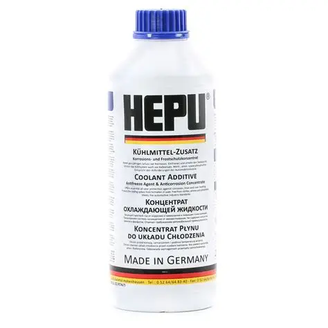 P999 HEPU Antigel G11, Bleu, 1,5I, Concentré