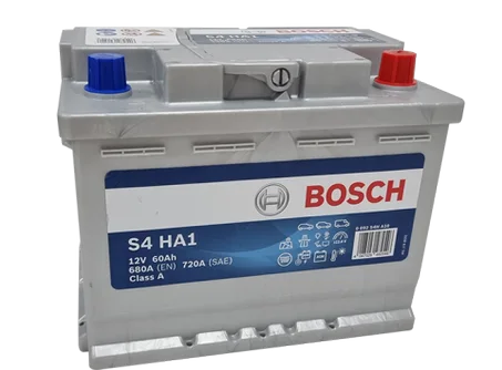 BOSCH S4HA1 L2 AGM 12V 60Ah 680A Batterie de démarrage