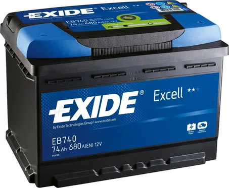 EXIDE EB740 L3 74mA  680A