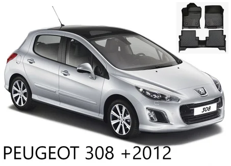 TAPIS 7D PEUGEOT 308  +2012