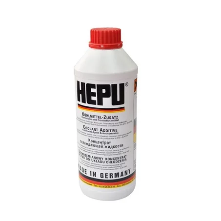 P999 HEPU Antigel G11, Rouge, 1,5I, Concentré