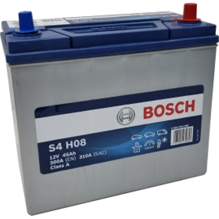 BOSCH - S4H08 E2 SLI 12V 45Ah 300A Batterie de démarrage
