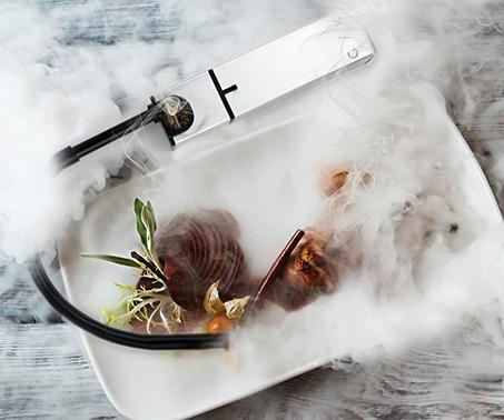 الة تدخين الطعام والشراب G/K ® نكهة المدخن بدون نار وبدون فحم