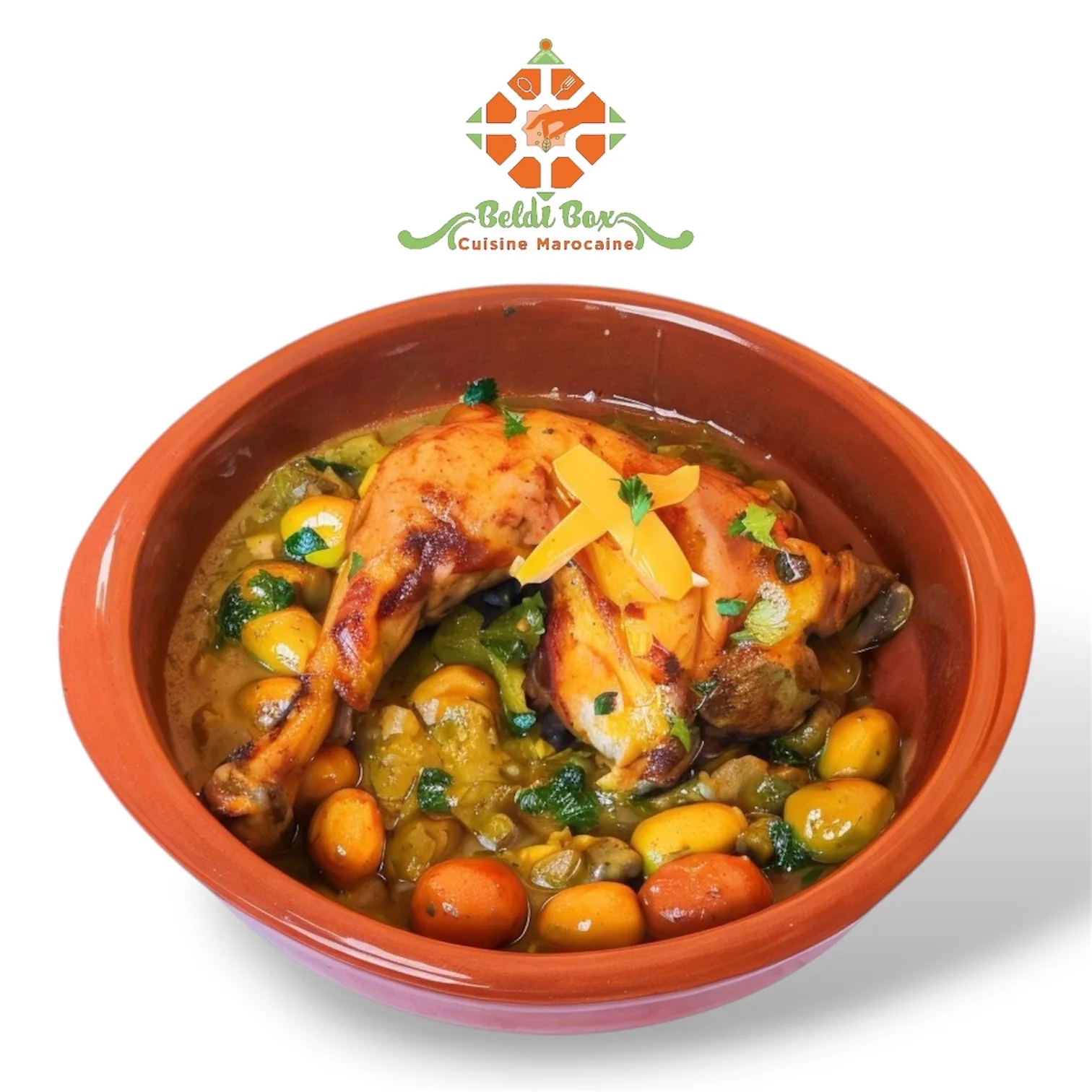 Tajine Poulet Mkalli