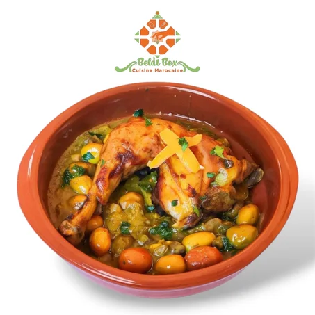 Tajine Poulet Mkalli